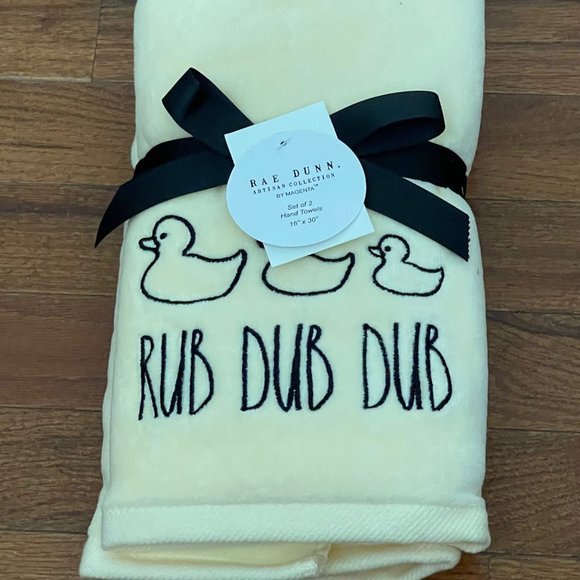 Rae Dunn by Magenta Bath New Rae Dunn By Magenta Yellow Rub Dub Dub